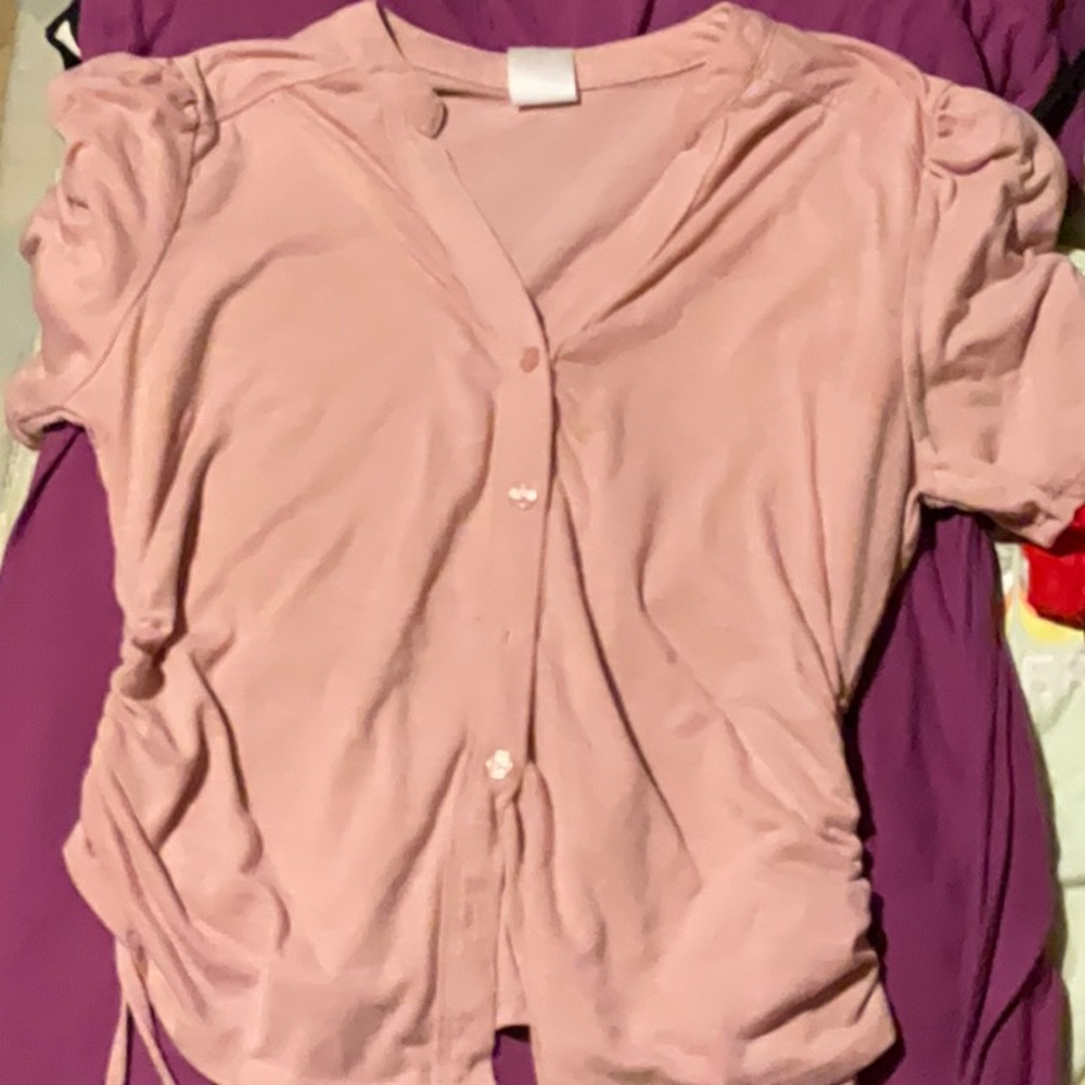 Cute peach crop top